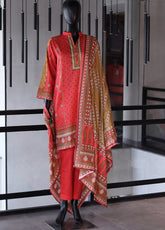 Bin Saeed Digital Printed Lawn 3 Piece Stitched Suit  - BS24DPL D-11
